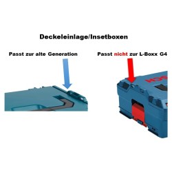InsetBoxen D3 (Grün/Grau) und Deckeleinlage für die L-BOXX 102