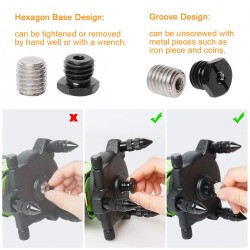 SCHRAUBEN ADAPTER 1/4 -20 AUF 5/8-11 FÜR STATIV