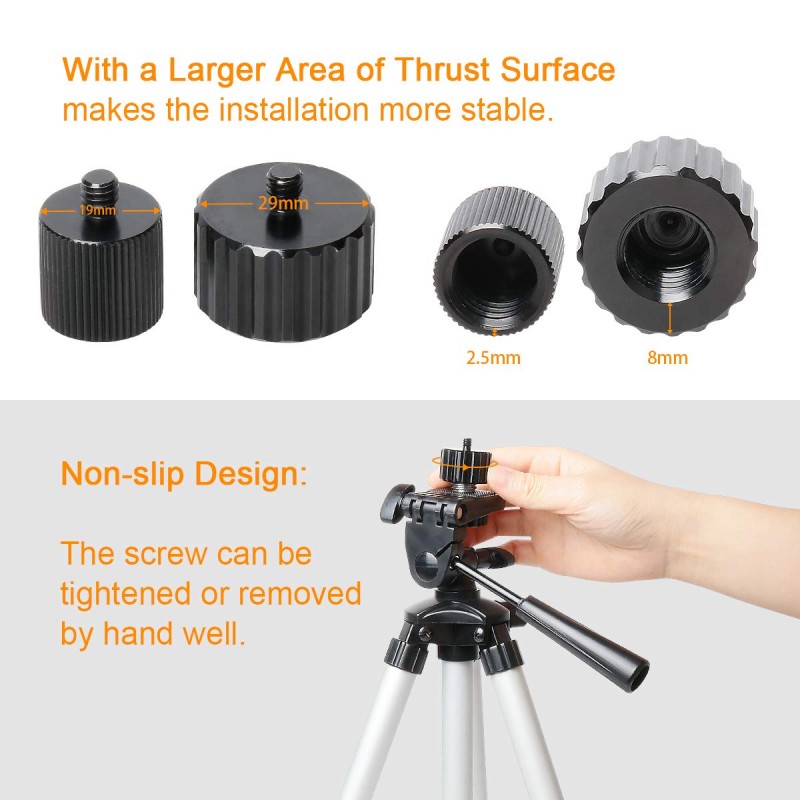 SCHRAUBEN ADAPTER 5/8"-11 AUF 1/4" -20 FÜR STATIV