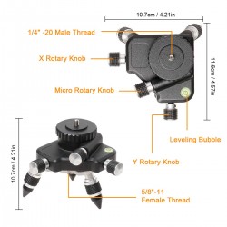 GF360G 3D SELBSTNIVELLIERENDEN KREUZLINIENLASER LASER-WASSERWAAGE