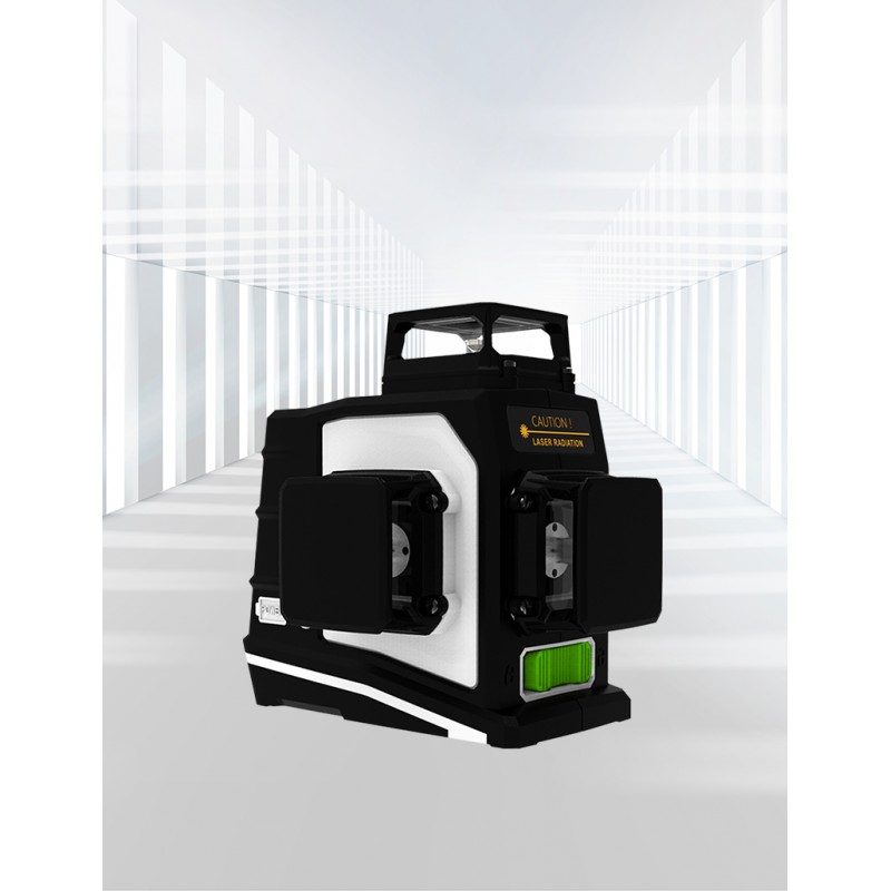GF360G 3D Selbstnivellierender Kreuzlinienlaser mit Wandhalterung im Koffer