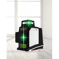 GF360G 3D Selbstnivellierender Kreuzlinienlaser mit Wandhalterung im Koffer