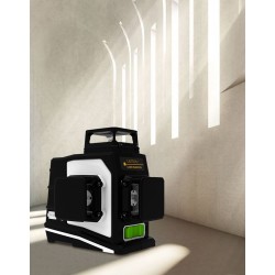 GF360G 3D Selbstnivellierender Kreuzlinienlaser mit Wandhalterung im Koffer