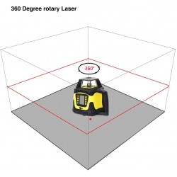 Firecore Rotationslaser FRE207R mit Empfänger im Koffer Bosch Stativ BT160