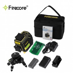 Firecore Professional selbstnivellierend Linienlaser F94T-XG mit Drehbasis In Tasche