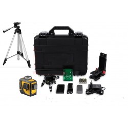 Delari 903CG Selbstnivellierender Kreuzlinienlaser Set im Koffer mit Stativ