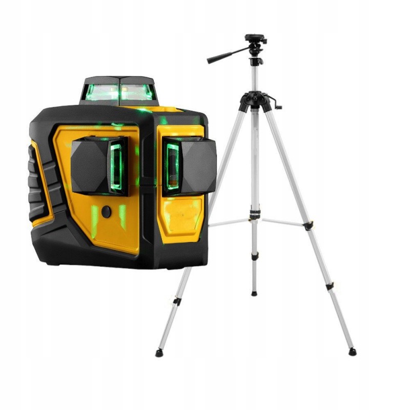 Delari 903CG Selbstnivellierender Kreuzlinienlaser Set im Koffer mit Stativ