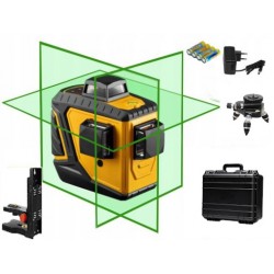 Delari 903CG Selbstnivellierender Kreuzlinienlaser mit Wandhalterung im Koffer