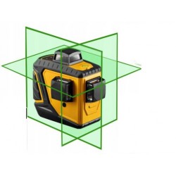 Delari 903CG Selbstnivellierender Kreuzlinienlaser Set im Koffer mit Stativ
