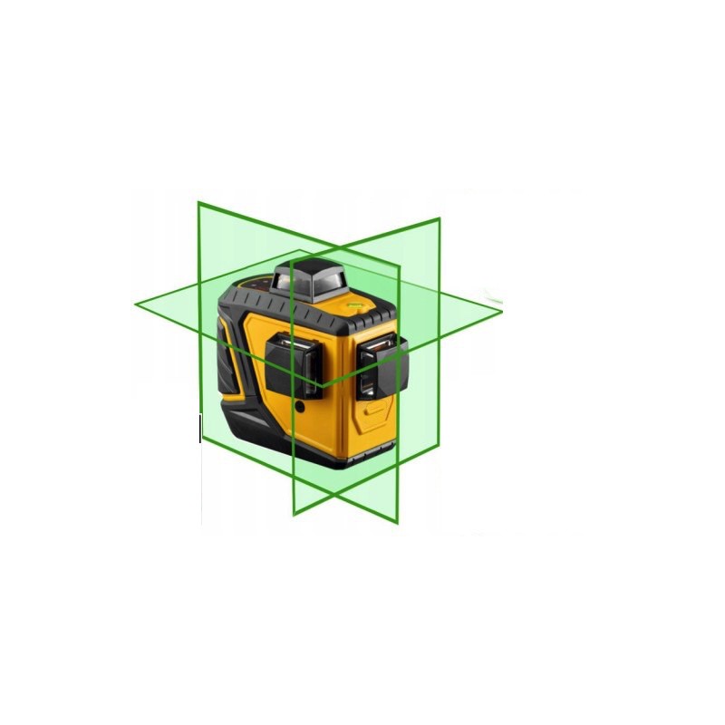 Delari 903CG Selbstnivellierender Kreuzlinienlaser Set im Koffer mit Stativ