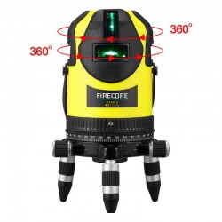 F441G 8 Linien elektronischer Laser mit Empfänger im Koffer