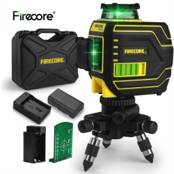 Firecore F94T-XG 3D Kreuzlinienlaser mit Drehbasis im Koffer