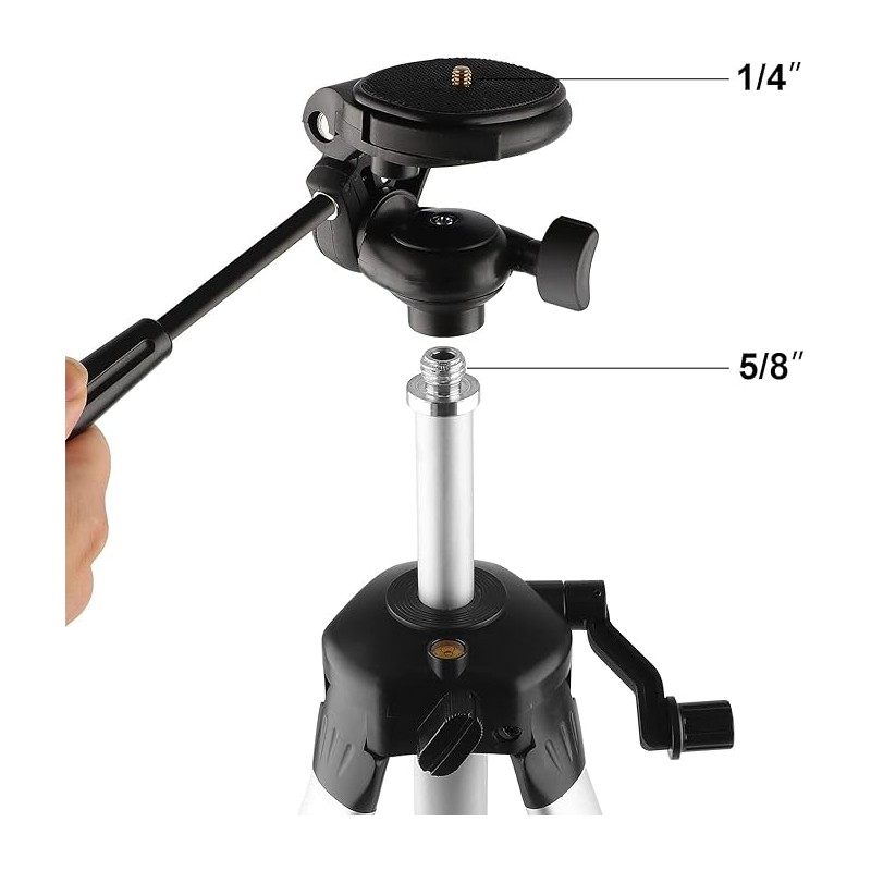 1,5 m Laser Stativ mit neigbarem Kopf und Wasserwaage